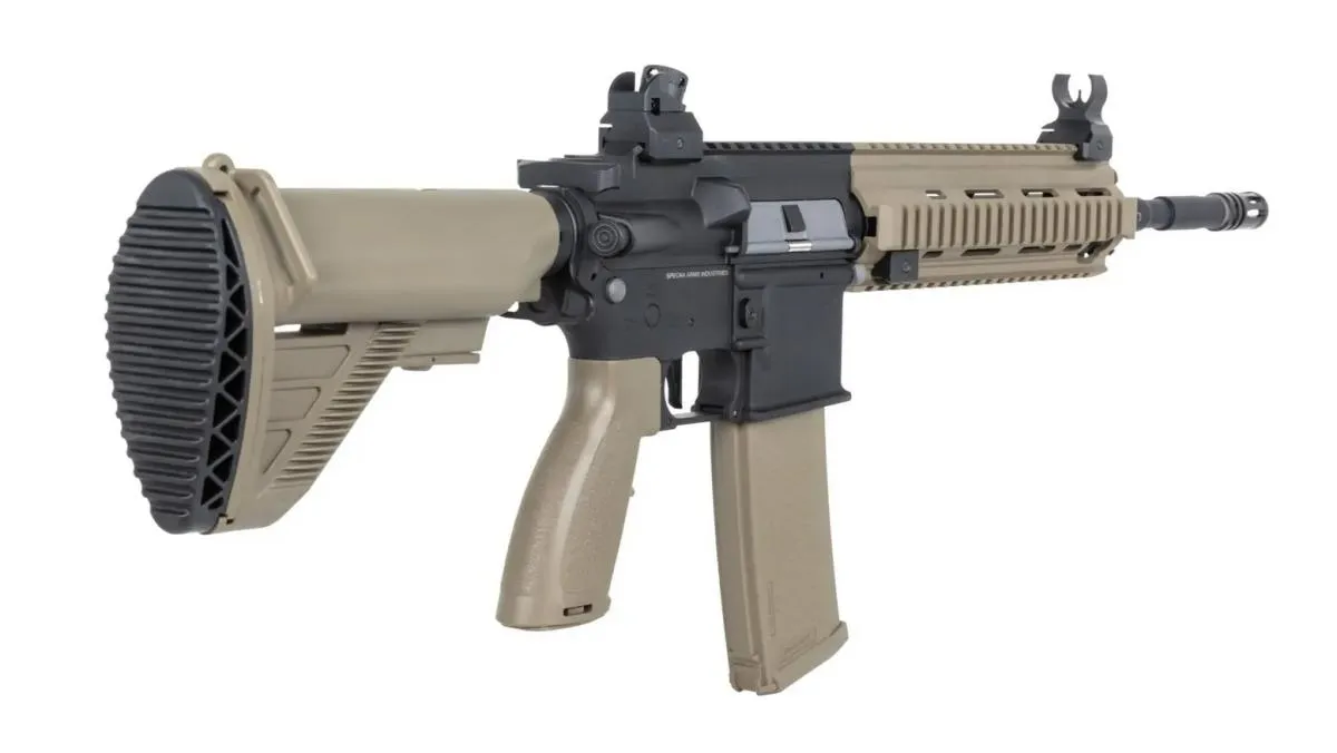 Specna Arms SA-FH07 Flex Gen.2 mit HAL ETU u. Mosfet Half-Tan 0,5 Joule AEG ab 14J